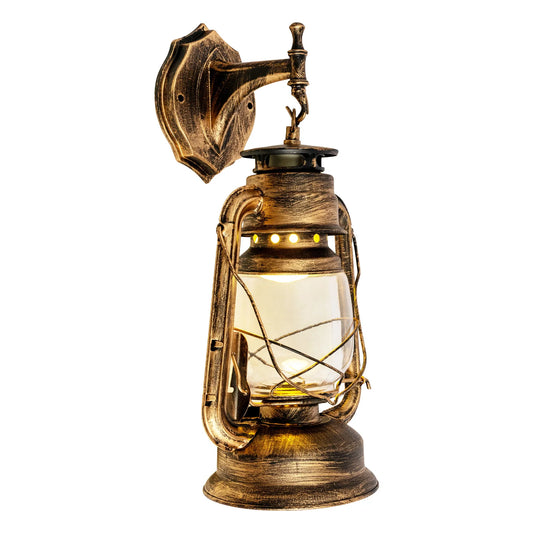 Retro Rustic Wall Sconce Lantern Lamp For Home Decor