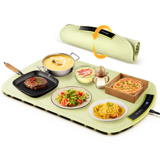 Electric Warming Tray With 8 Temperature Settings And Fast Heating