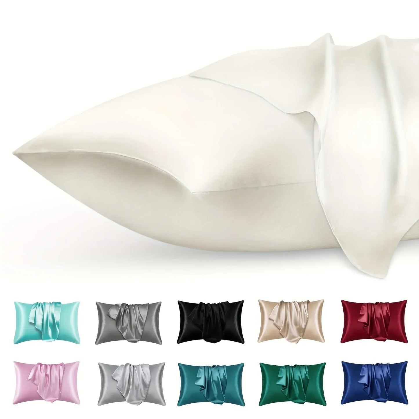 Luxury Satin Envelope Pillowcase For Nighttime Hair Protection