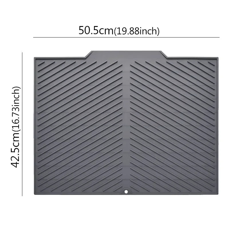 Eco Friendly Silicone Drain Mat For Bar And Kitchen Sink
