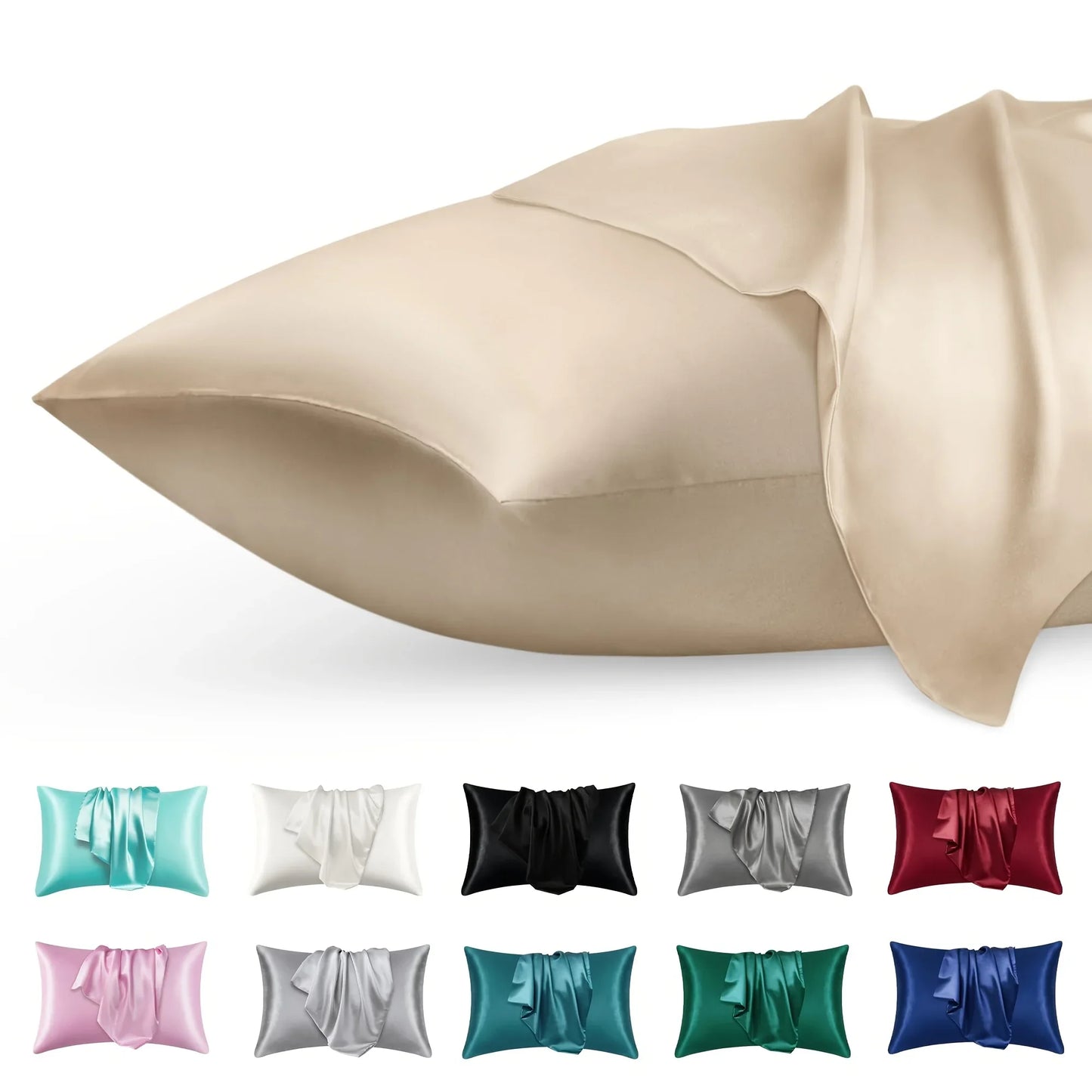 Luxury Satin Envelope Pillowcase For Nighttime Hair Protection